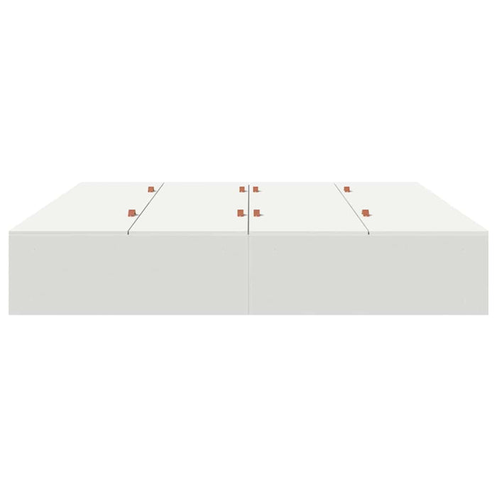 Cadru de pat Alb 200 x 200 x 31.5 cm Lemn compozit - WALTI WALTI