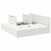Cadru de pat Alb 200 x 200 x 31.5 cm Lemn compozit - WALTI WALTI