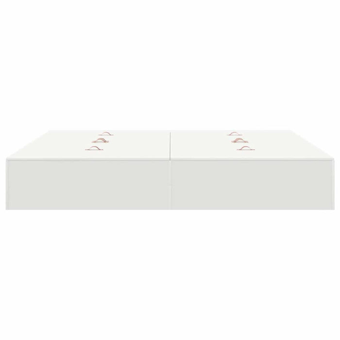 Cadru de pat Alb 200 x 200 x 31.5 cm Lemn compozit - WALTI WALTI
