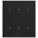 Cadru de pat Stejar negru 200 x 200 x 31.5 cm Lemn compozit - WALTI WALTI
