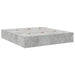 Cadru de pat Gri beton 200 x 200 x 31.5 cm Lemn compozit - WALTI WALTI