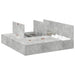 Cadru de pat Gri beton 200 x 200 x 31.5 cm Lemn compozit - WALTI WALTI