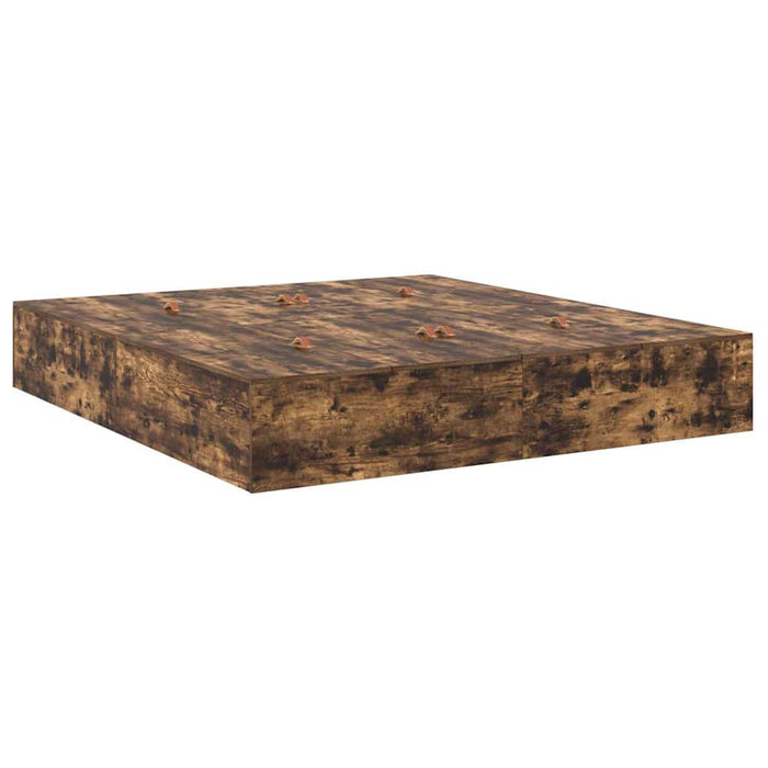 Cadru de pat Stejar afumat 200 x 200 x 31.5 cm Lemn compozit - WALTI WALTI