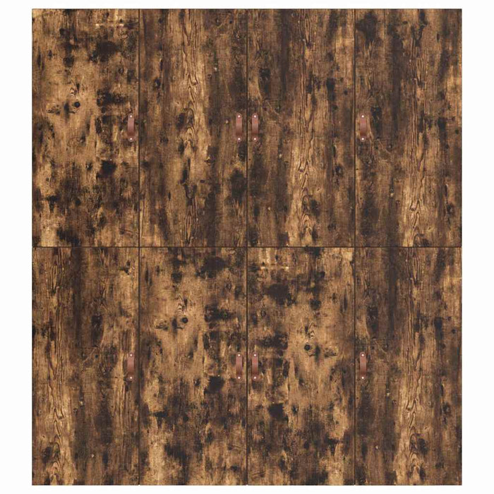 Cadru de pat Stejar afumat 200 x 200 x 31.5 cm Lemn compozit - WALTI WALTI