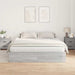 Cadru de pat sonoma gri 200 x 200 x 31.5 cm Lemn compozit - WALTI WALTI