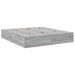 Cadru de pat sonoma gri 200 x 200 x 31.5 cm Lemn compozit - WALTI WALTI