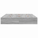Cadru de pat sonoma gri 200 x 200 x 31.5 cm Lemn compozit - WALTI WALTI