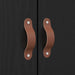 Cadru de pat Stejar negru 200 x 120 x 31.5 cm Lemn compozit - WALTI WALTI