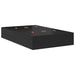 Cadru de pat Stejar negru 200 x 120 x 31.5 cm Lemn compozit - WALTI WALTI