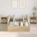 Cadru de pat Stejar sonoma 200 x 120 x 31.5 cm Lemn compozit - WALTI WALTI