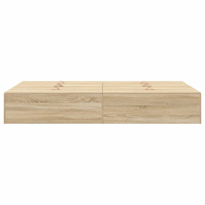 Cadru de pat Stejar sonoma 200 x 120 x 31.5 cm Lemn compozit - WALTI WALTI
