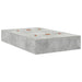 Cadru de pat Gri beton 200 x 120 x 31.5 cm Lemn compozit - WALTI WALTI