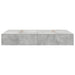 Cadru de pat Gri beton 200 x 120 x 31.5 cm Lemn compozit - WALTI WALTI