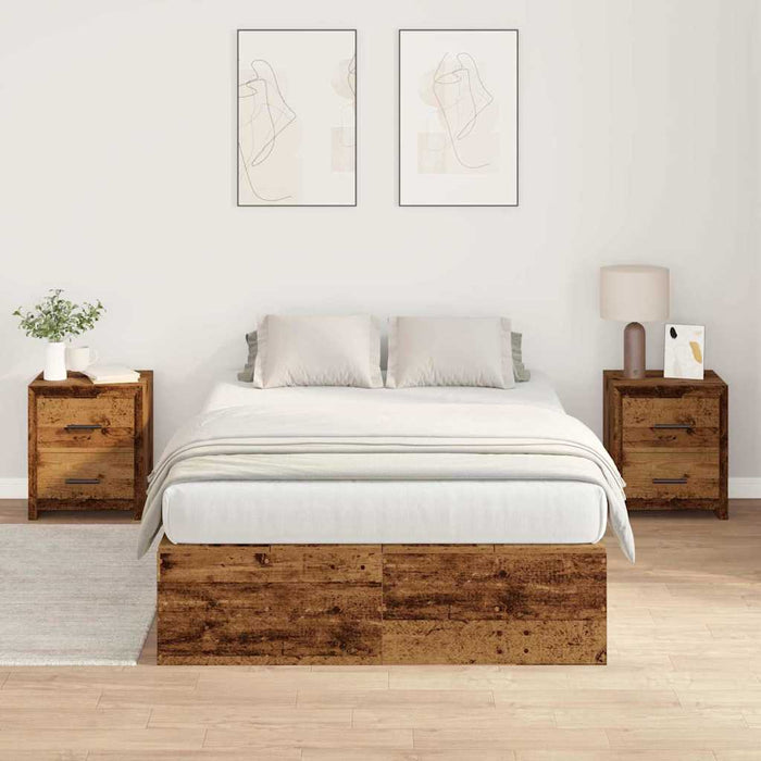 Cadru de pat Lemn vechi 200 x 120 x 31.5 cm Lemn compozit - WALTI WALTI