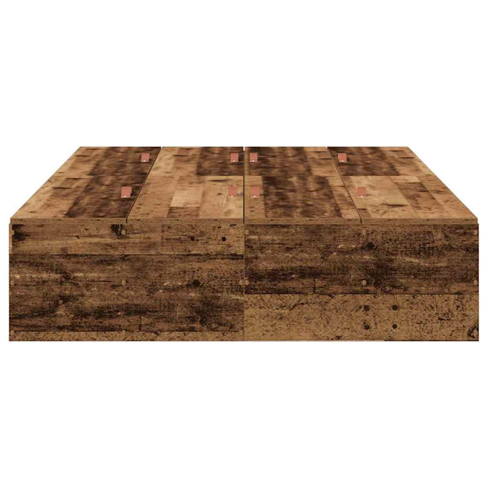 Cadru de pat Lemn vechi 200 x 120 x 31.5 cm Lemn compozit - WALTI WALTI