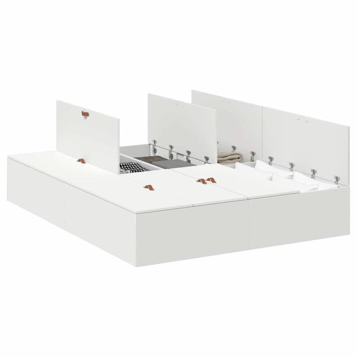 Cadru de pat Alb 200 x 140 x 31.5 cm Lemn compozit - WALTI WALTI