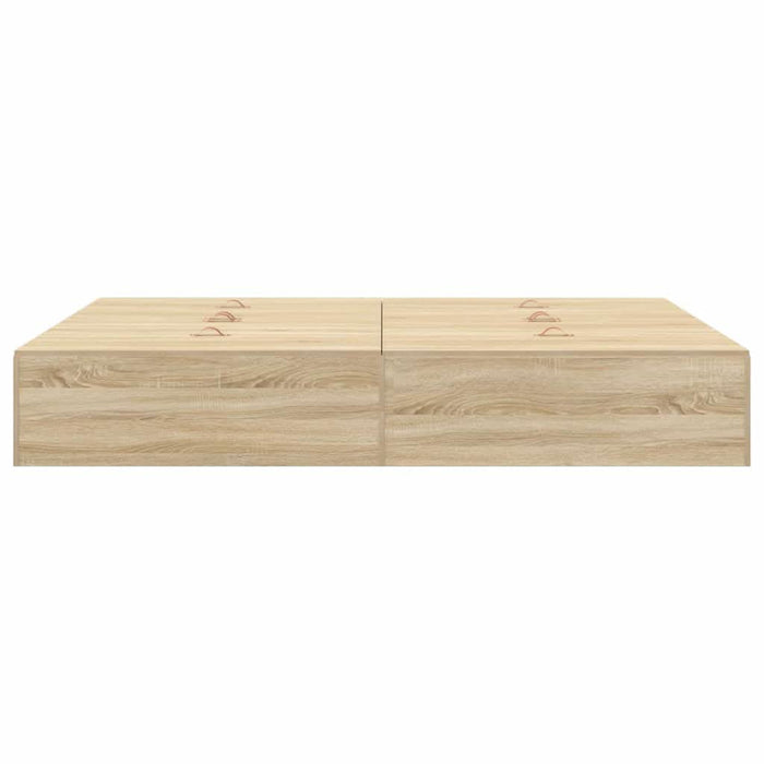 Cadru de pat Stejar sonoma 200 x 150 x 31.5 cm Lemn compozit - WALTI WALTI