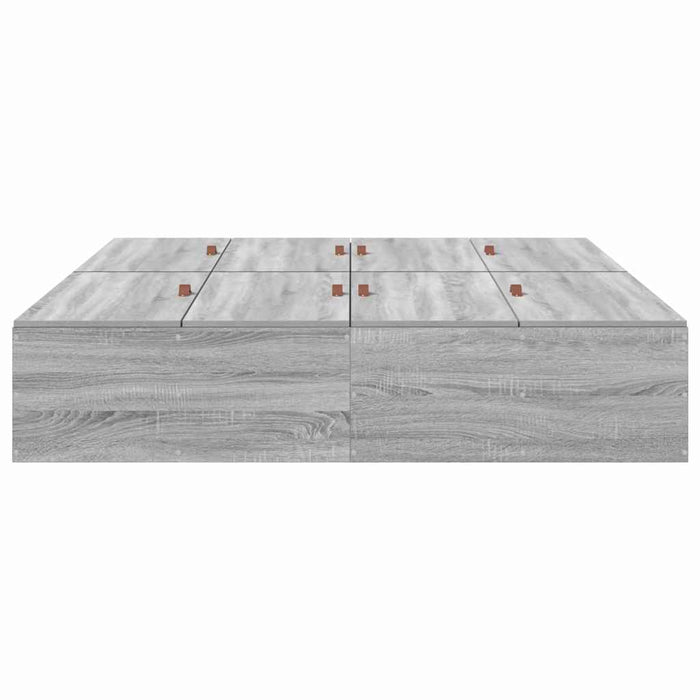 Cadru de pat sonoma gri 200 x 150 x 31.5 cm Lemn compozit - WALTI WALTI