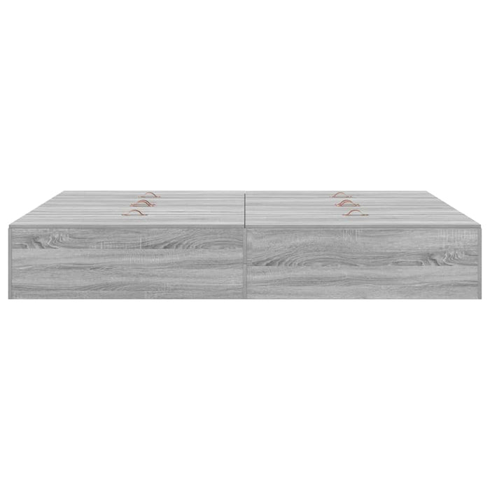 Cadru de pat sonoma gri 200 x 150 x 31.5 cm Lemn compozit - WALTI WALTI