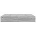 Cadru de pat sonoma gri 200 x 160 x 31.5 cm Lemn compozit - WALTI WALTI