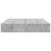 Cadru de pat Gri beton 200 x 180 x 31.5 cm Lemn compozit - WALTI WALTI