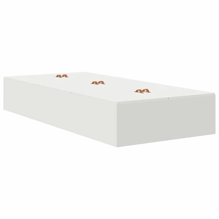 Cadru de pat cu depozitare Alb 190 x 90 x 31.5 cm Lemn compozit - WALTI WALTI