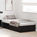 Cadru de pat Stejar negru 190 x 90 x 31.5 cm Lemn compozit - WALTI WALTI