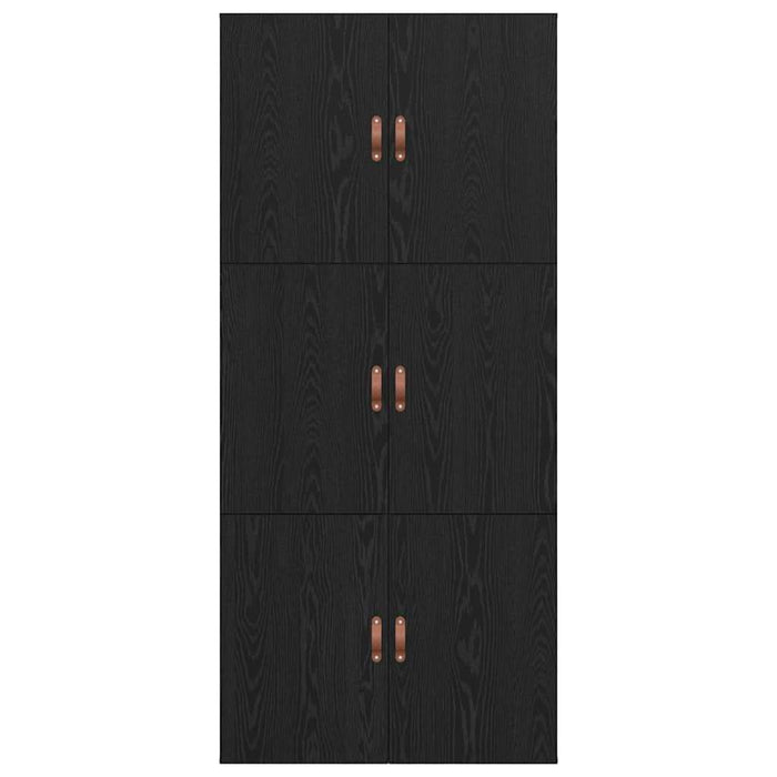 Cadru de pat Stejar negru 190 x 90 x 31.5 cm Lemn compozit - WALTI WALTI