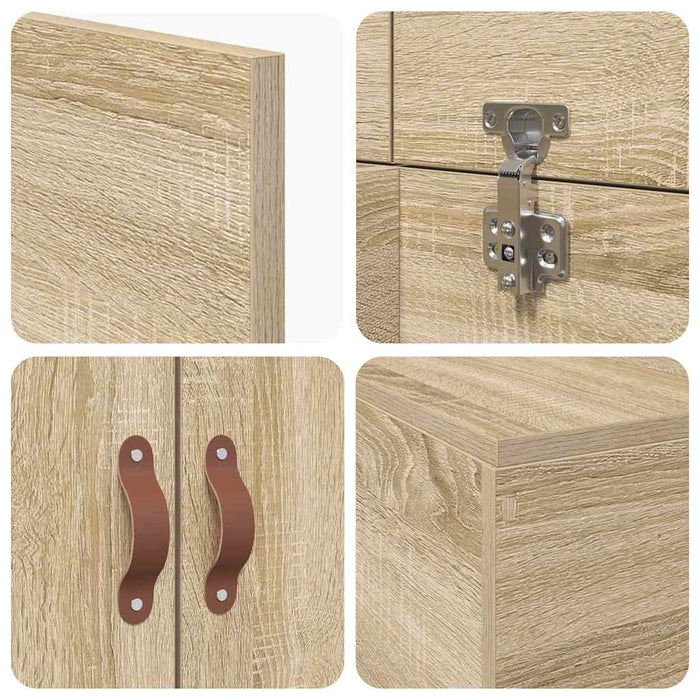 Cadru de pat Stejar sonoma 190 x 90 x 31.5 cm Lemn compozit - WALTI WALTI
