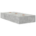 Cadru de pat Gri beton 190 x 90 x 31.5 cm Lemn compozit - WALTI WALTI