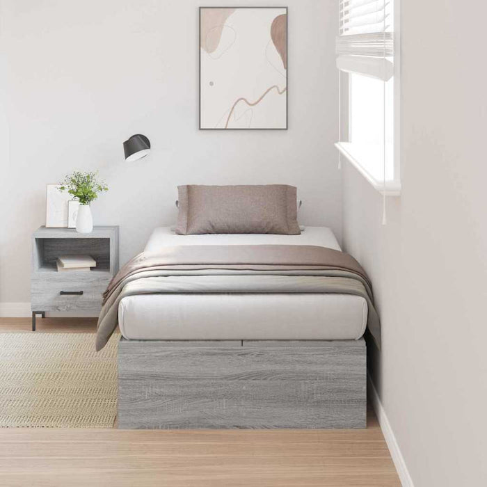 Cadru de pat sonoma gri 190 x 90 x 31.5 cm Lemn compozit - WALTI WALTI