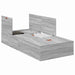 Cadru de pat sonoma gri 190 x 90 x 31.5 cm Lemn compozit - WALTI WALTI