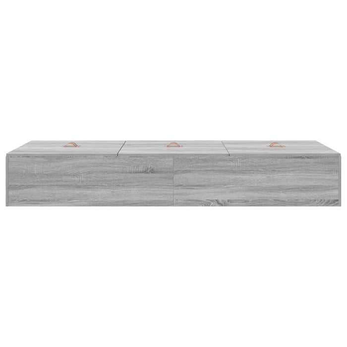 Cadru de pat sonoma gri 190 x 90 x 31.5 cm Lemn compozit - WALTI WALTI