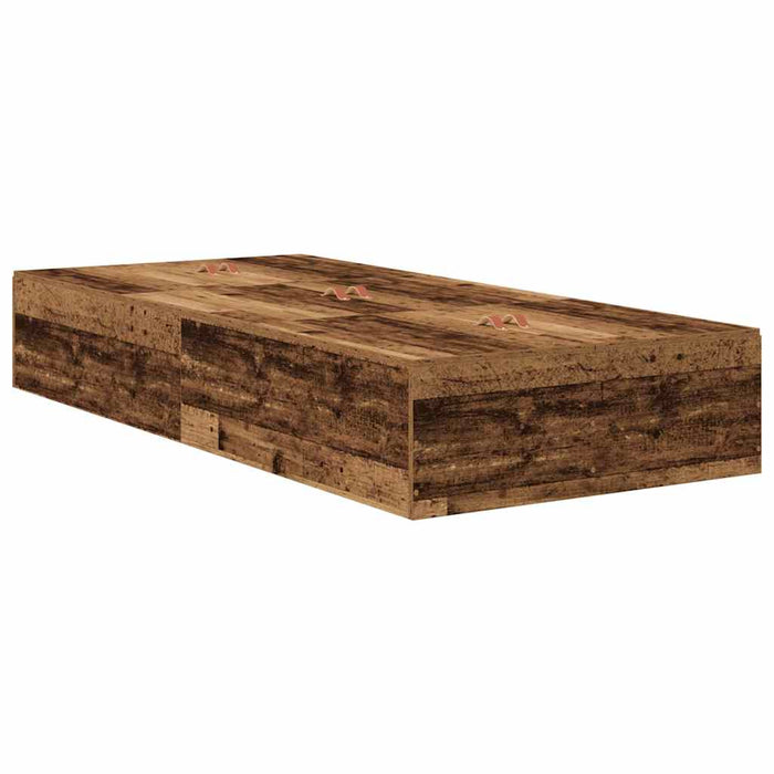 Cadru de pat Lemn vechi 190 x 90 x 31.5 cm Lemn compozit - WALTI WALTI