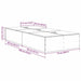 Cadru de pat Lemn vechi 190 x 75 x 31.5 cm Lemn compozit - WALTI WALTI