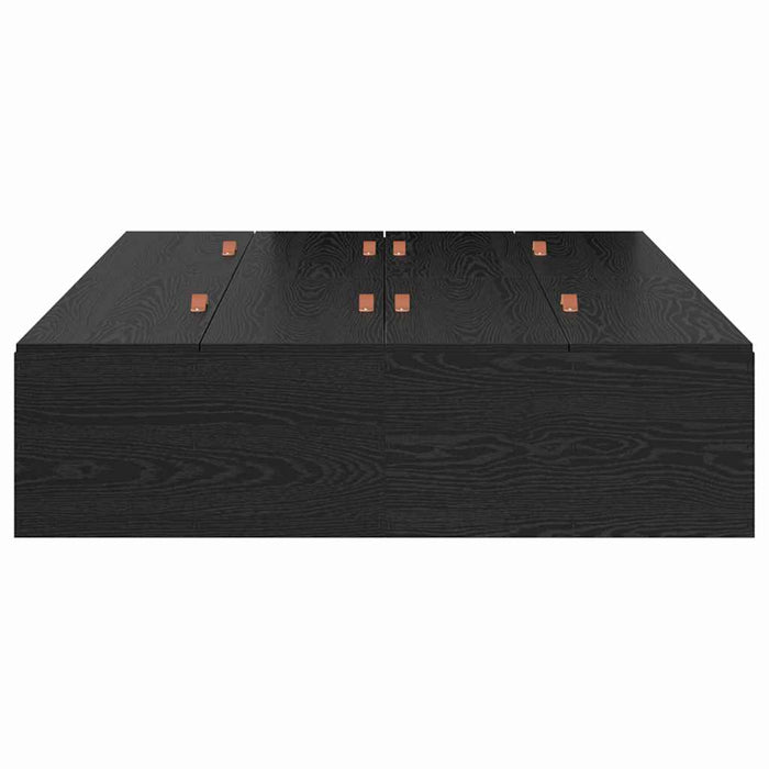 Cadru de pat Stejar negru 190 x 120 x 31.5 cm Lemn compozit - WALTI WALTI