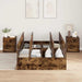Cadru de pat Stejar afumat 190 x 120 x 31.5 cm Lemn compozit - WALTI WALTI