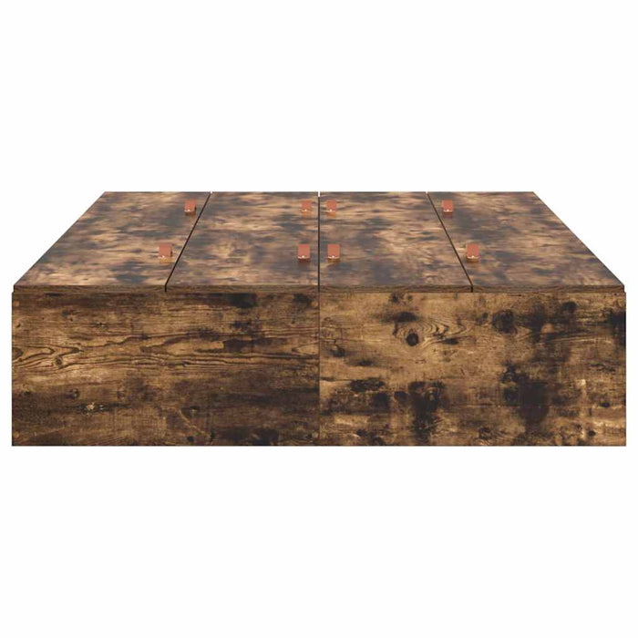 Cadru de pat Stejar afumat 190 x 120 x 31.5 cm Lemn compozit - WALTI WALTI