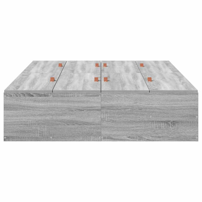 Cadru de pat sonoma gri 190 x 120 x 31.5 cm Lemn compozit - WALTI WALTI