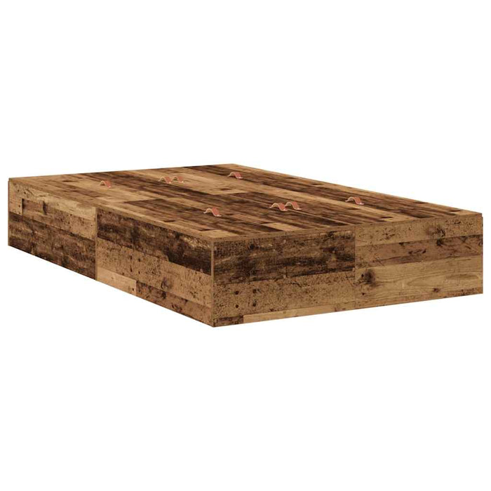 Cadru de pat Lemn vechi 190 x 120 x 31.5 cm Lemn compozit - WALTI WALTI