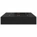 Cadru de pat Stejar negru 190 x 140 x 31.5 cm Lemn compozit - WALTI WALTI