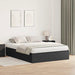Cadru de pat Stejar negru 190 x 135 x 31.5 cm Lemn compozit - WALTI WALTI