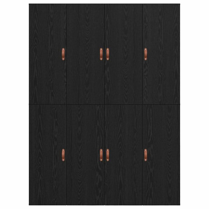 Cadru de pat Stejar negru 190 x 135 x 31.5 cm Lemn compozit - WALTI WALTI