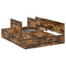 Cadru de pat Stejar afumat 190 x 135 x 31.5 cm Lemn compozit - WALTI WALTI