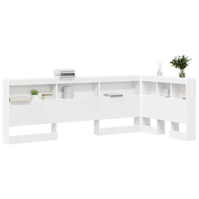Tăblie de depozitare cu raft Alb 80 cm Lemn compozit - WALTI WALTI