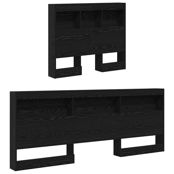 Tăblie de depozitare cu raft Stejar negru 80 cm Lemn compozit - WALTI WALTI
