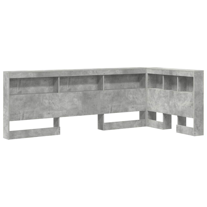Tăblie de depozitare cu raft Gri din beton 100 cm Lemn compozit WALTI