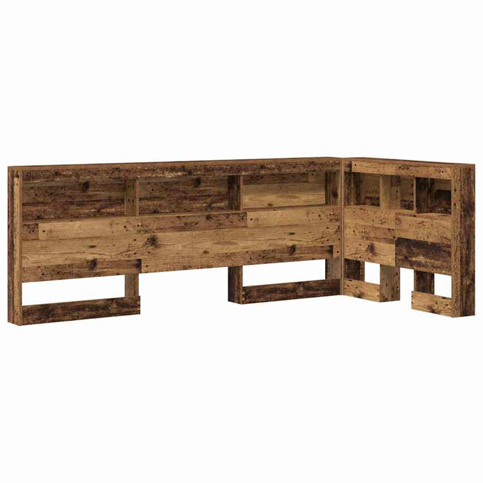 Tăblie de depozitare cu raft Lemn vechi 100 cm Lemn compozit - WALTI WALTI