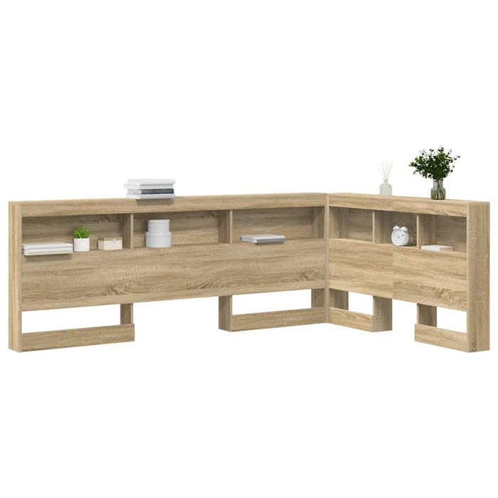 Tăblie de depozitare cu raft Stejar sonoma 120 cm Lemn compozit - WALTI WALTI