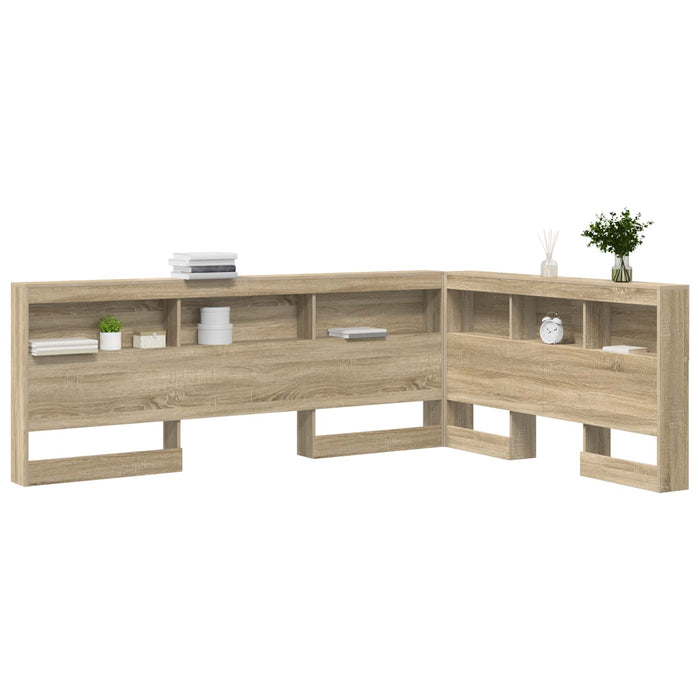 Tăblie de depozitare cu raft Stejar Sonoma 160 cm Lemn compozit WALTI